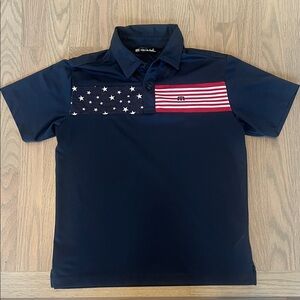 Youth Travis Mathew Navy Polo Shirt